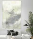 Cloud Impressions II by Jennifer Goldberger on GIANT ART - green abstract