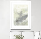 Cloud Impressions II by Jennifer Goldberger on GIANT ART - green abstract