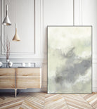 Cloud Impressions II by Jennifer Goldberger on GIANT ART - green abstract