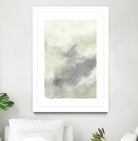 Cloud Impressions II by Jennifer Goldberger on GIANT ART - green abstract
