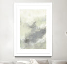 Cloud Impressions II by Jennifer Goldberger on GIANT ART - green abstract