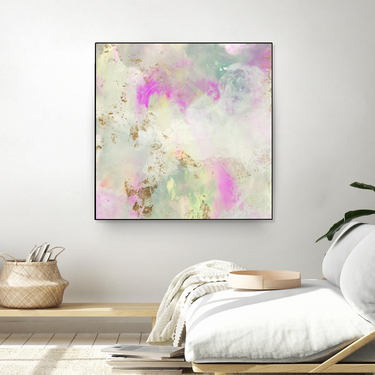 Pastel Swoop I by Jennifer Goldberger on GIANT ART - abstract