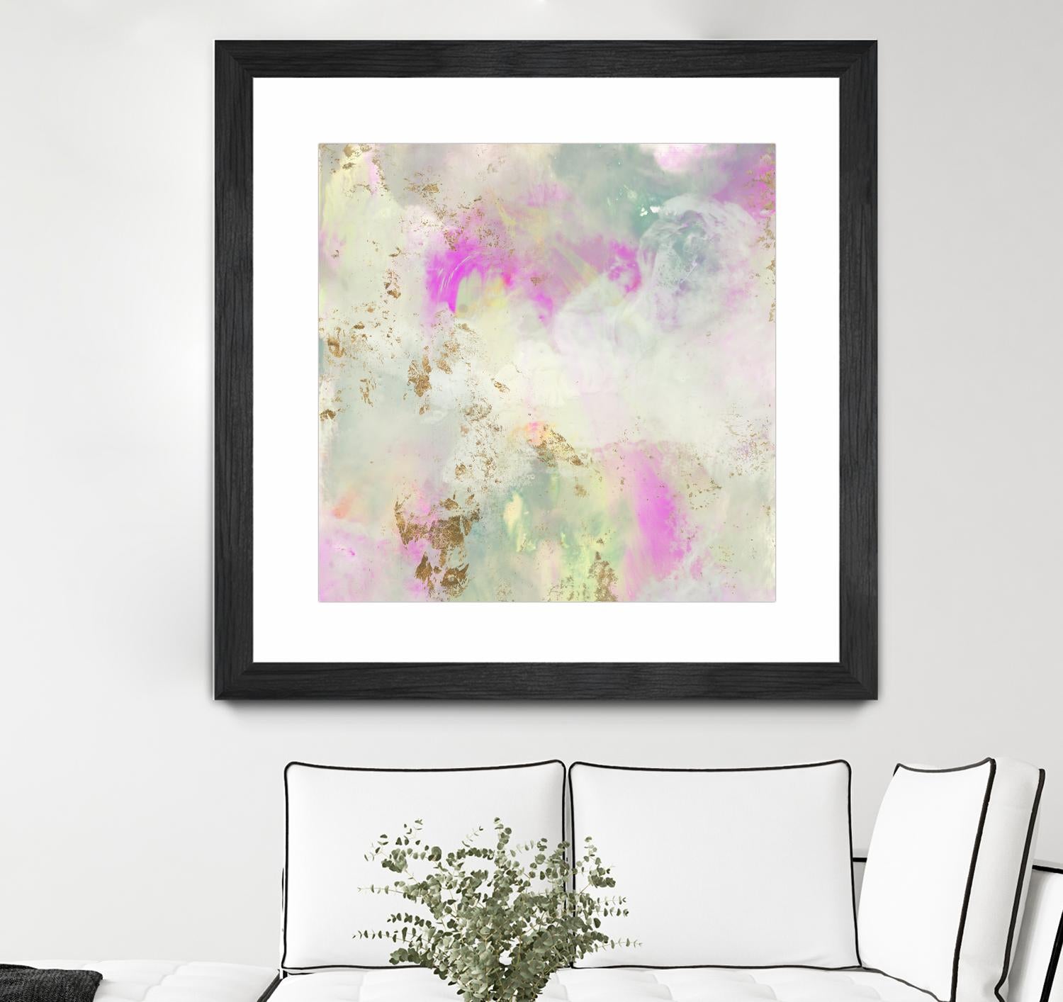 Pastel Swoop I by Jennifer Goldberger on GIANT ART - abstract