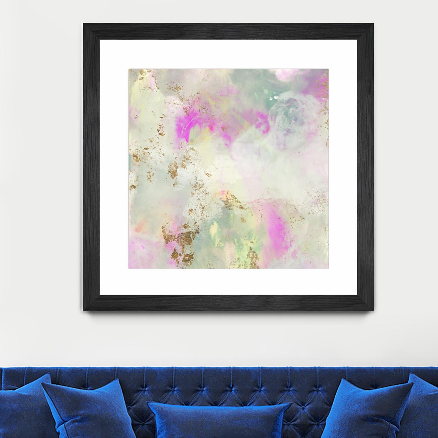 Pastel Swoop I by Jennifer Goldberger on GIANT ART - abstract