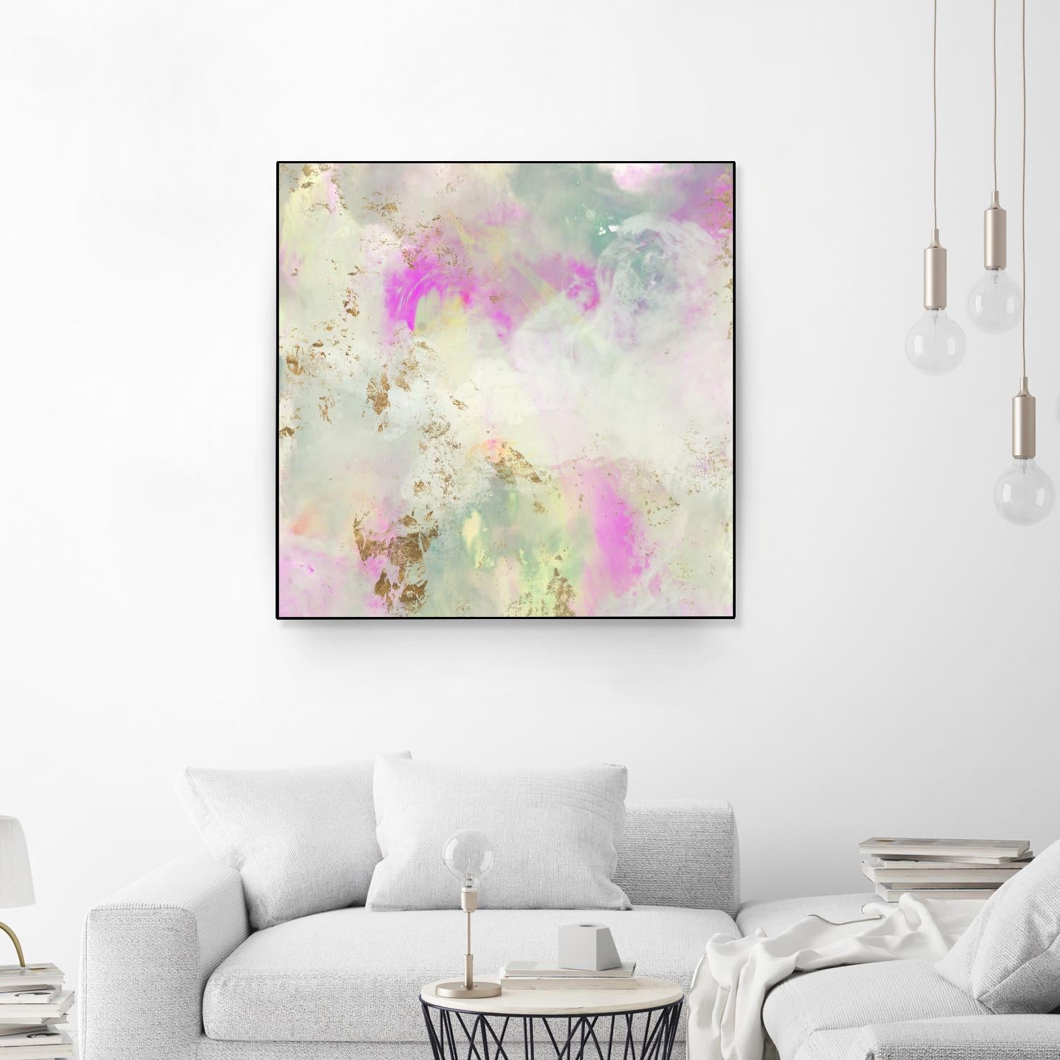 Pastel Swoop I by Jennifer Goldberger on GIANT ART - abstract