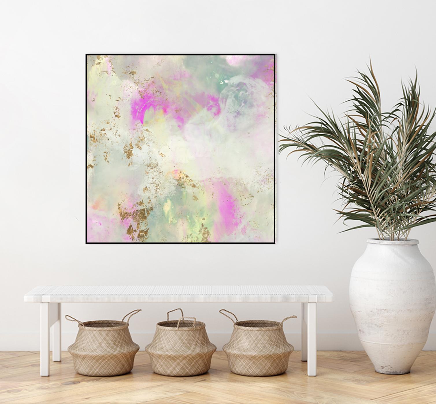 Pastel Swoop I by Jennifer Goldberger on GIANT ART - abstract