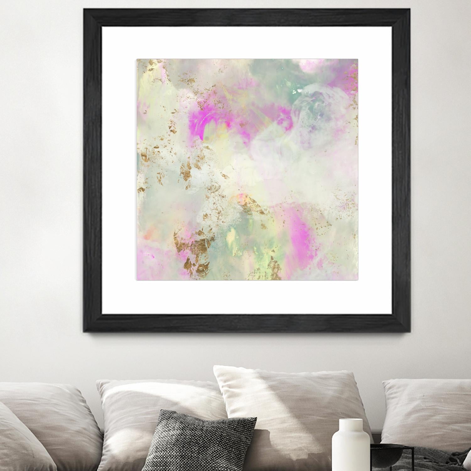 Pastel Swoop I by Jennifer Goldberger on GIANT ART - abstract