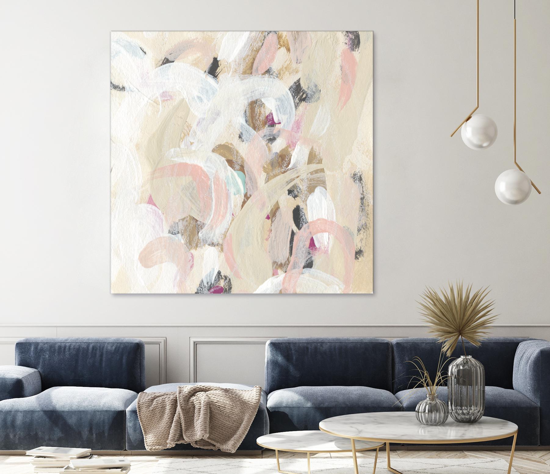 Carnivale I by June Erica Vess on GIANT ART - pink- purple abstract