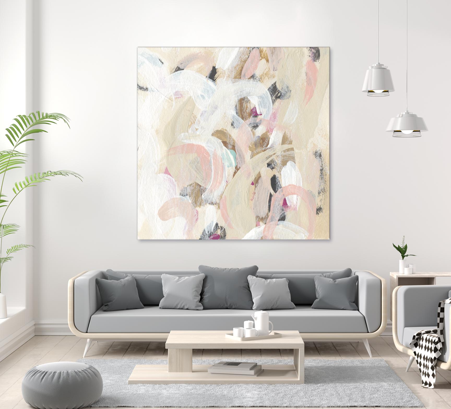 Carnivale I by June Erica Vess on GIANT ART - pink- purple abstract