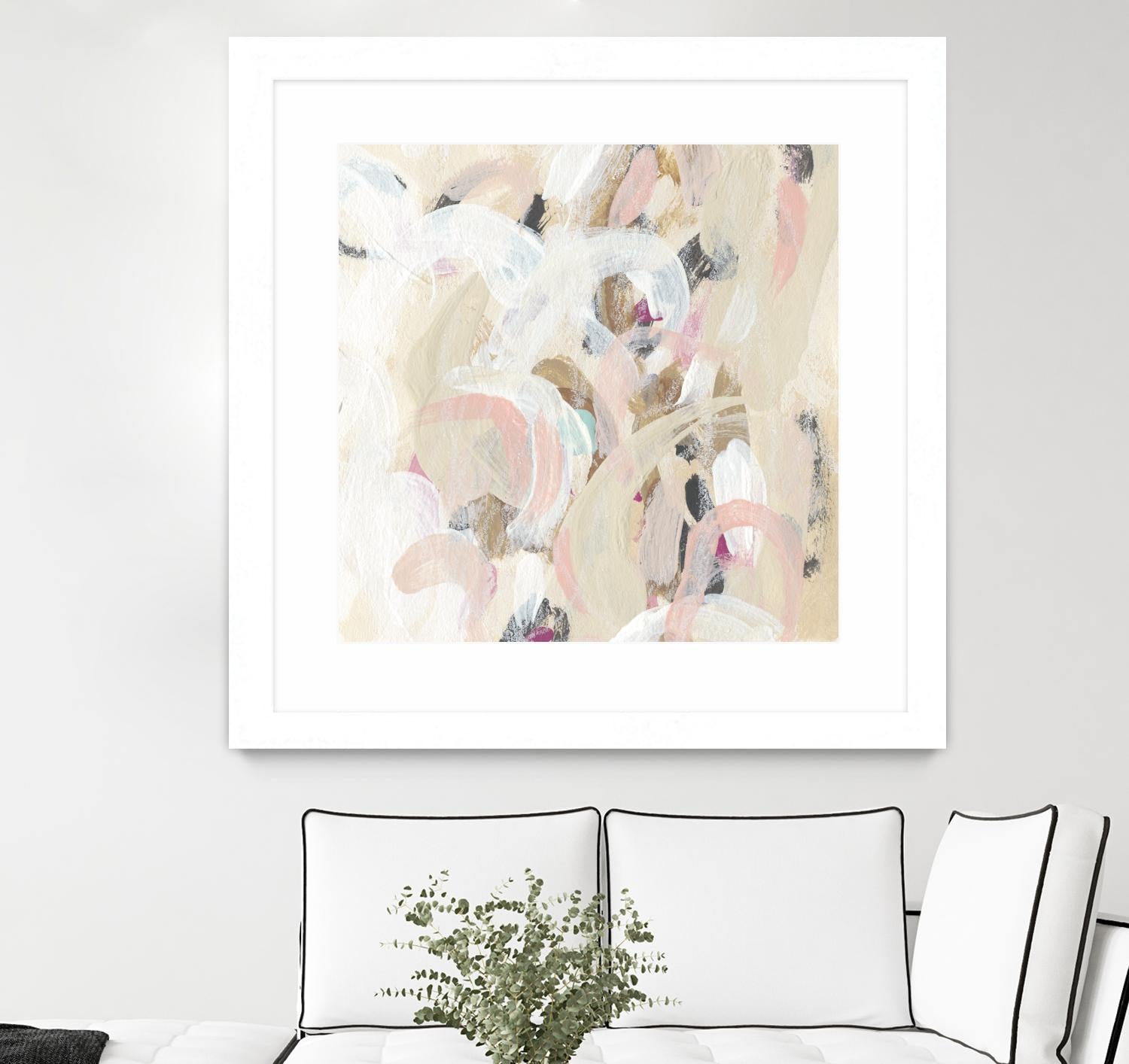 Carnivale I by June Erica Vess on GIANT ART - pink- purple abstract