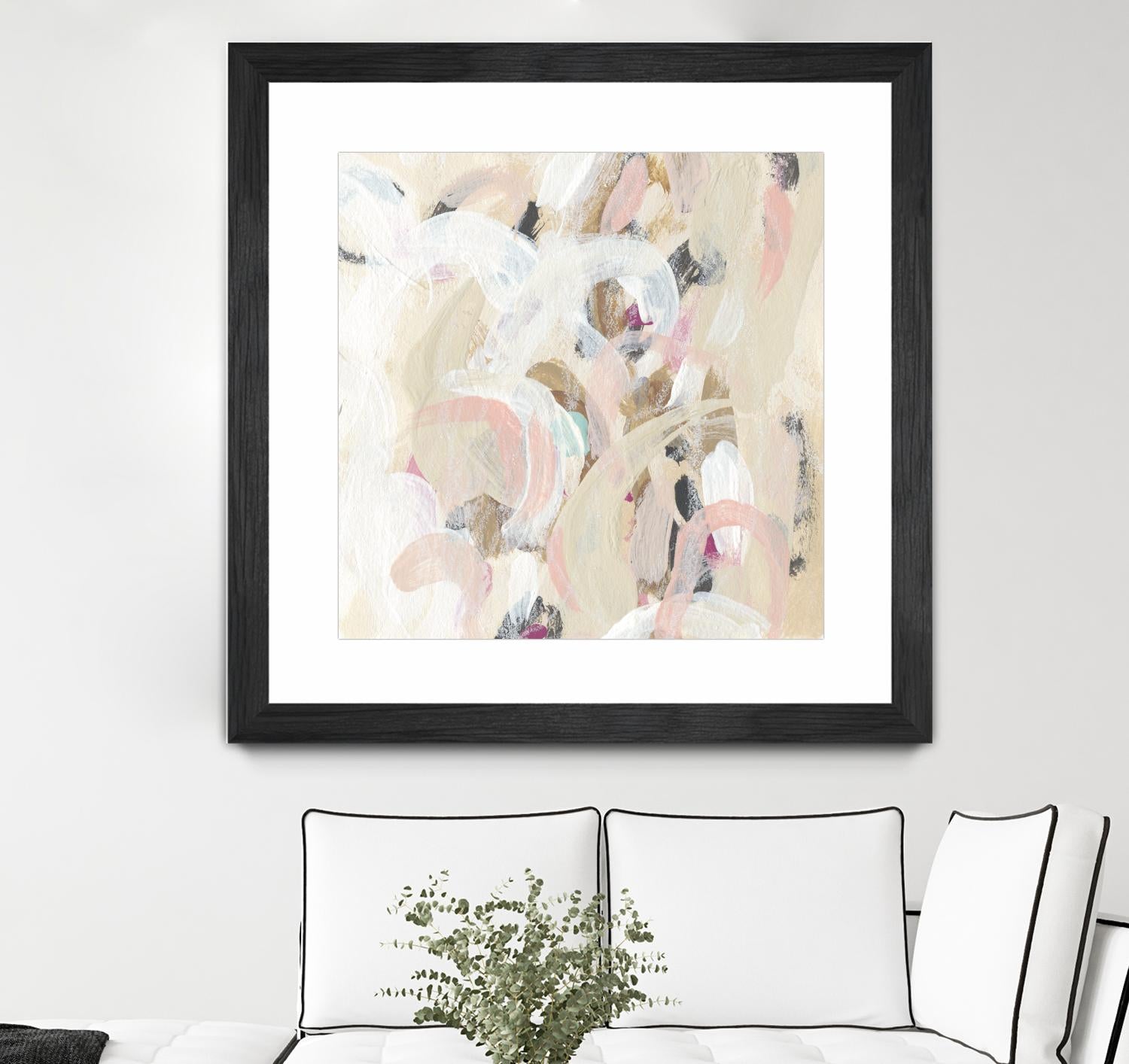 Carnivale I by June Erica Vess on GIANT ART - pink- purple abstract