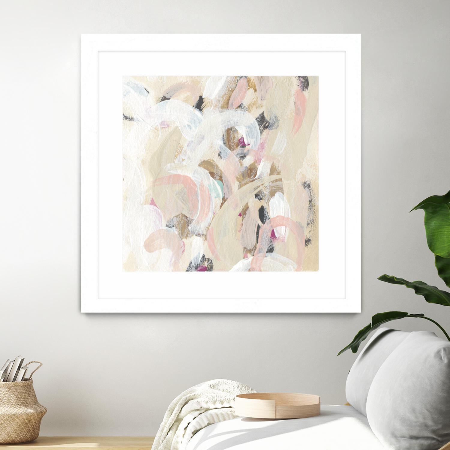 Carnivale I by June Erica Vess on GIANT ART - pink- purple abstract