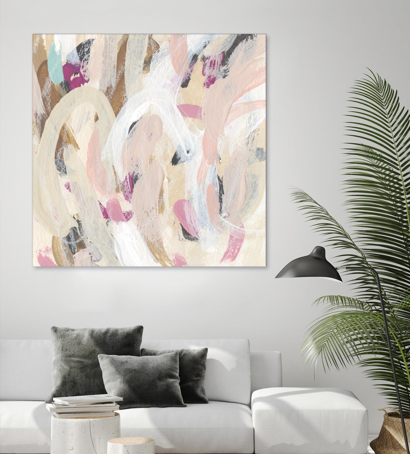 Carnivale IV by June Erica Vess on GIANT ART - pink- purple abstract