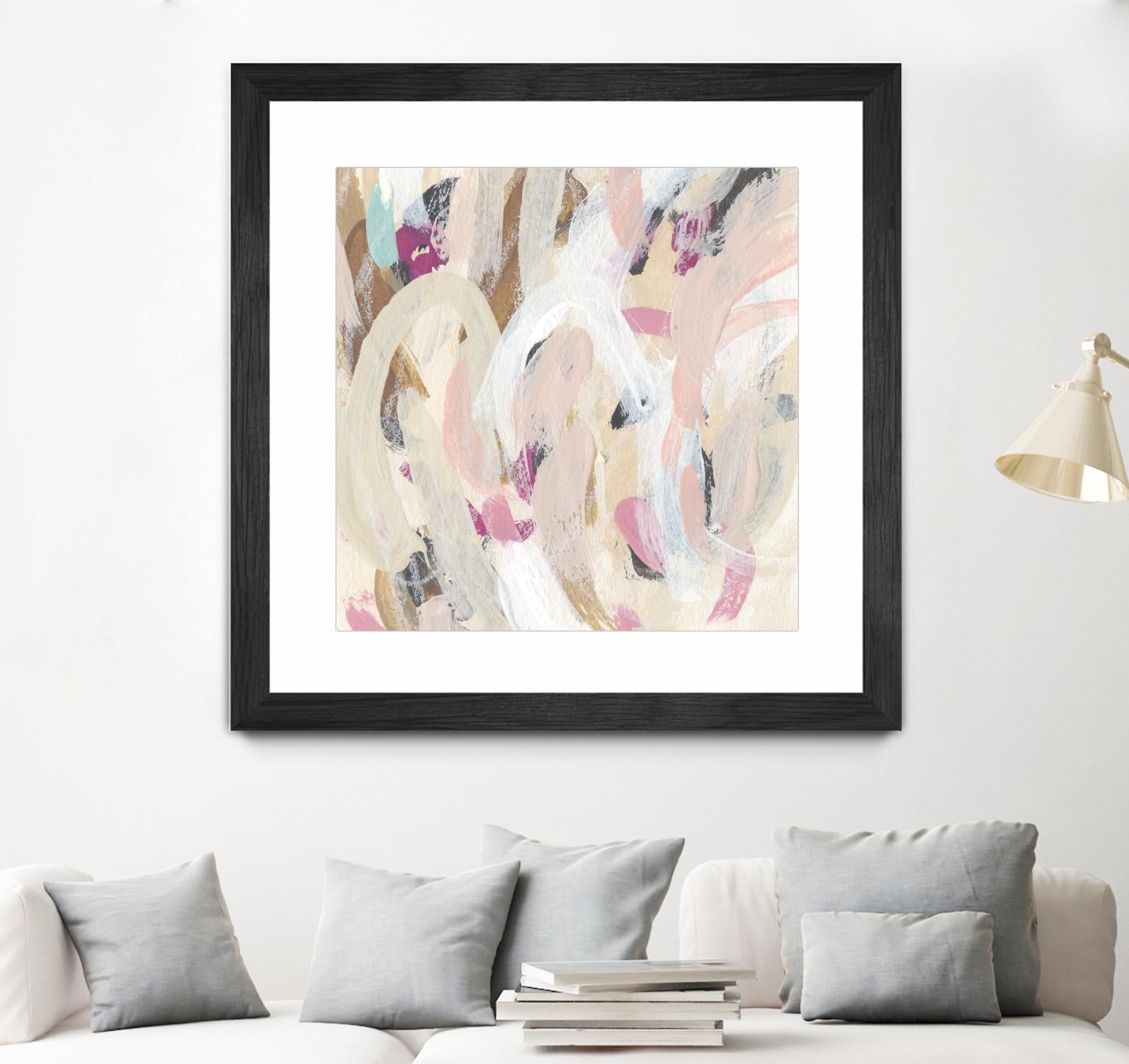 Carnivale IV by June Erica Vess on GIANT ART - pink- purple abstract