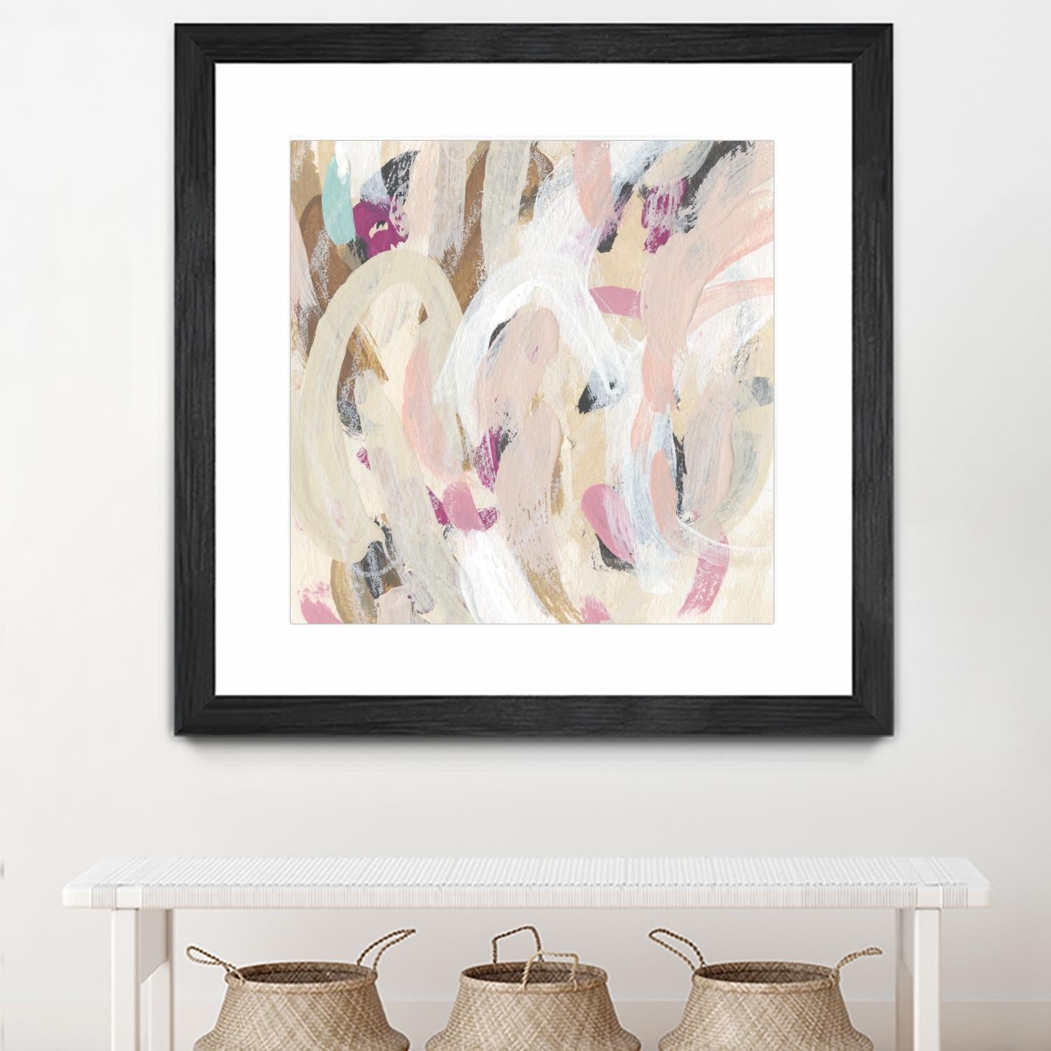 Carnivale IV by June Erica Vess on GIANT ART - pink- purple abstract