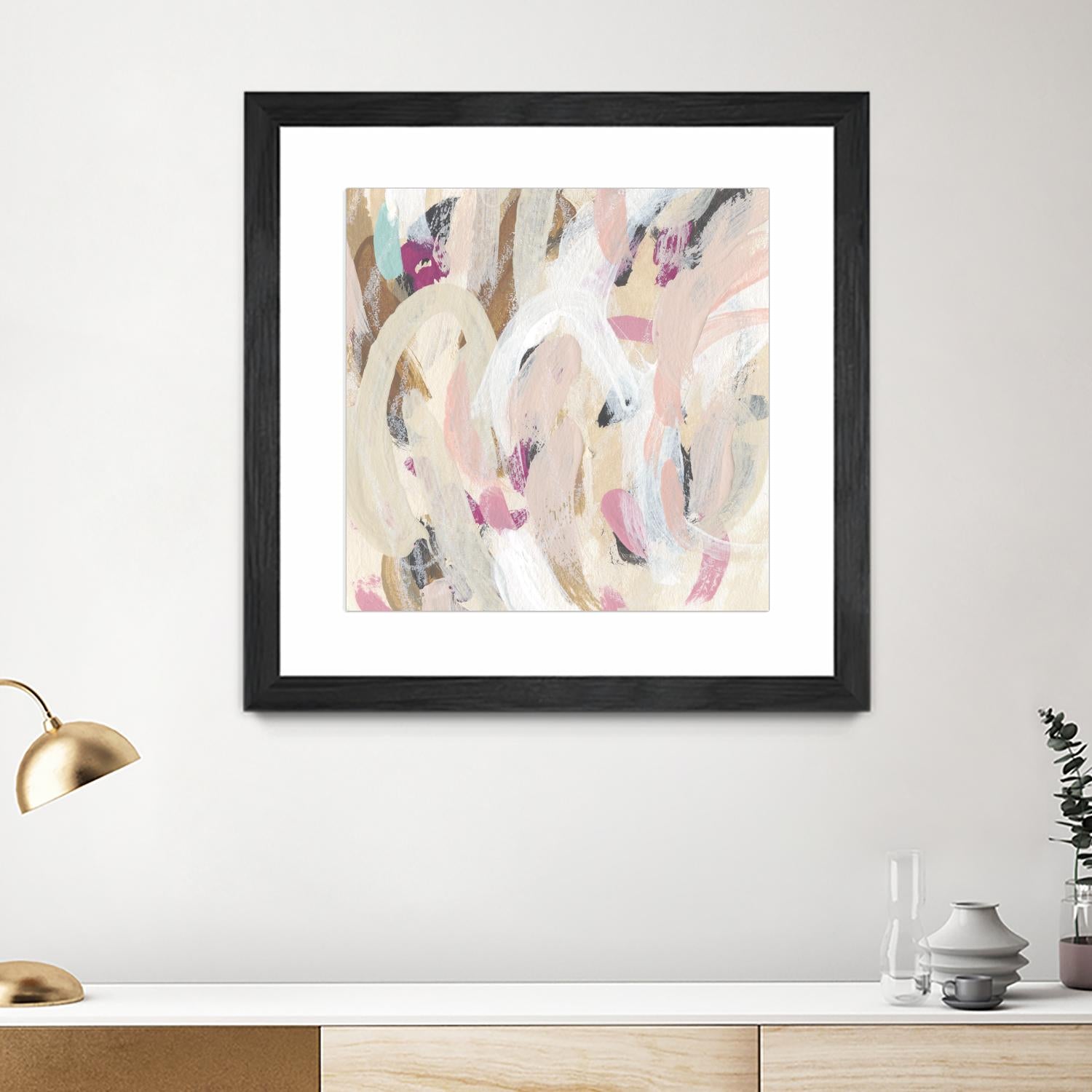 Carnivale IV by June Erica Vess on GIANT ART - pink- purple abstract