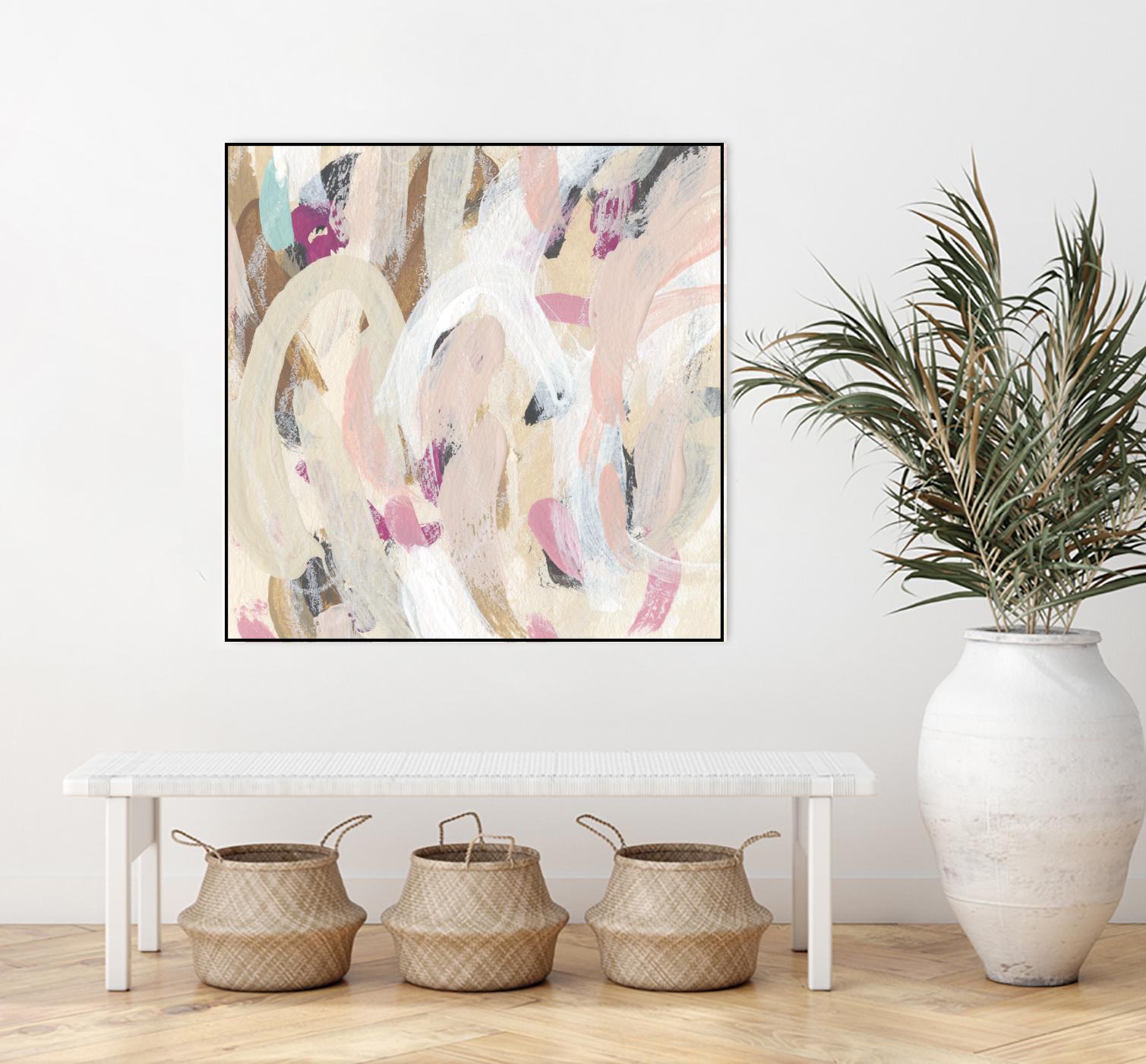 Carnivale IV by June Erica Vess on GIANT ART - pink- purple abstract