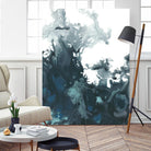 Indigo Tempest II by June Erica Vess on GIANT ART - green abstract