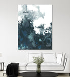 Indigo Tempest II by June Erica Vess on GIANT ART - green abstract