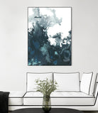 Indigo Tempest II by June Erica Vess on GIANT ART - green abstract