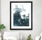 Indigo Tempest II by June Erica Vess on GIANT ART - green abstract