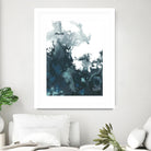 Indigo Tempest II by June Erica Vess on GIANT ART - green abstract