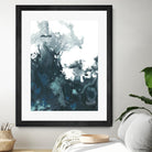 Indigo Tempest II by June Erica Vess on GIANT ART - green abstract