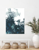 Indigo Tempest II by June Erica Vess on GIANT ART - green abstract