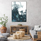 Indigo Tempest II by June Erica Vess on GIANT ART - green abstract