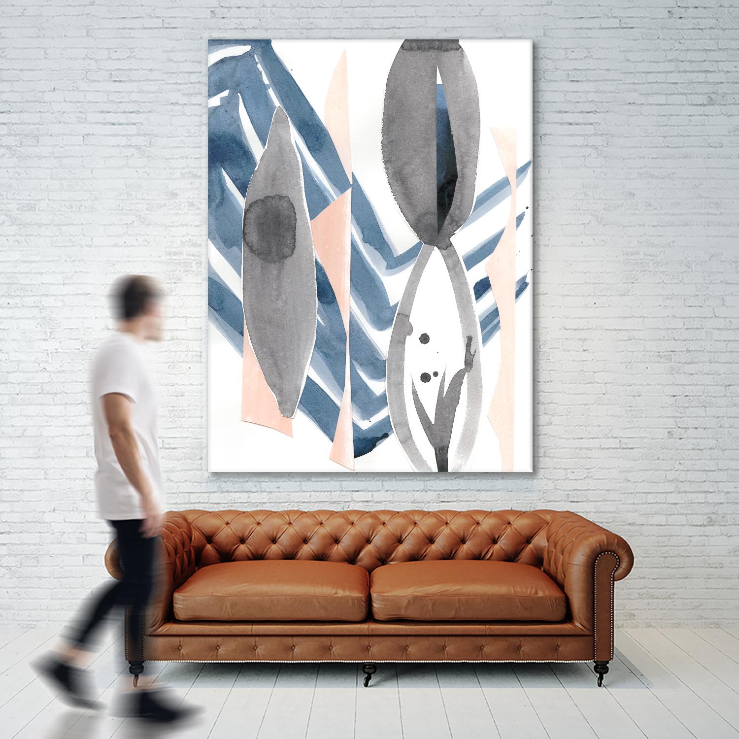 Oceana I by Ren�e W. Stramel on GIANT ART - blue abstract