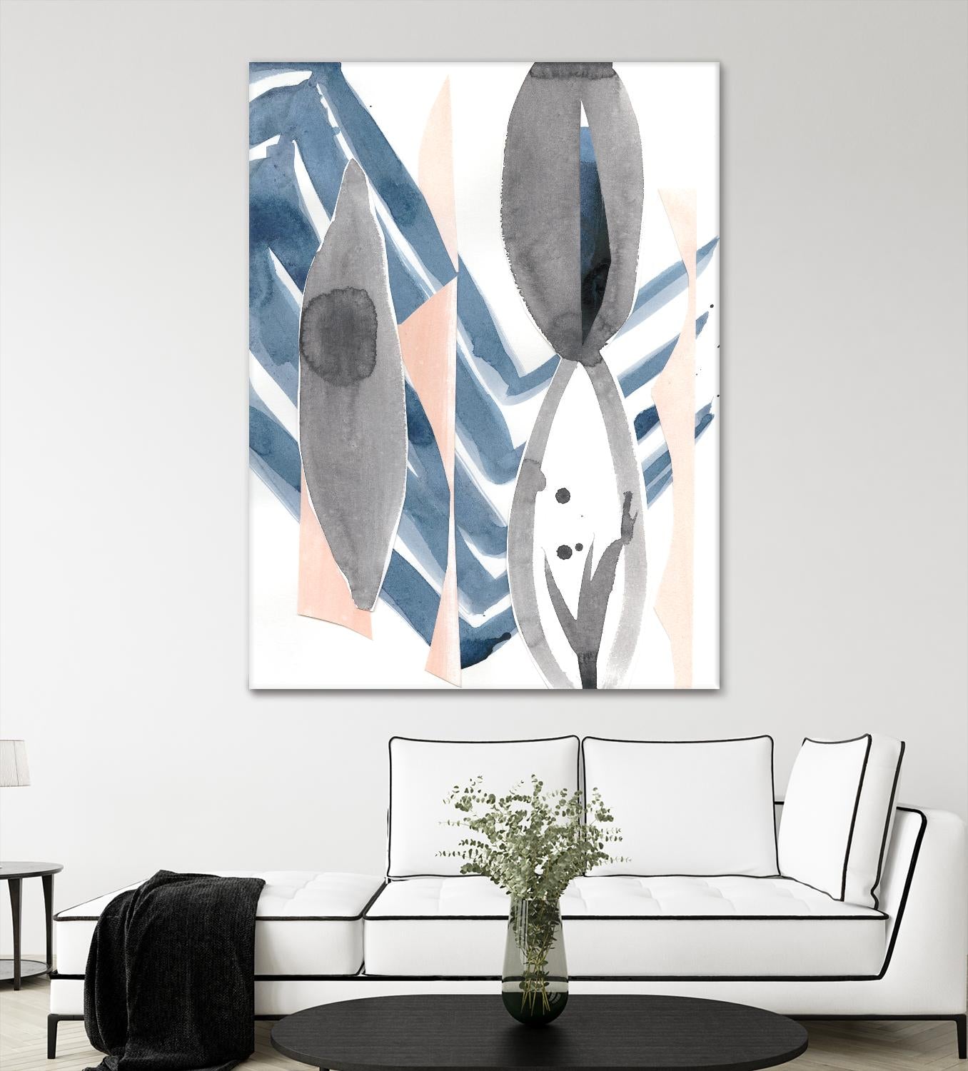 Oceana I by Ren�e W. Stramel on GIANT ART - blue abstract