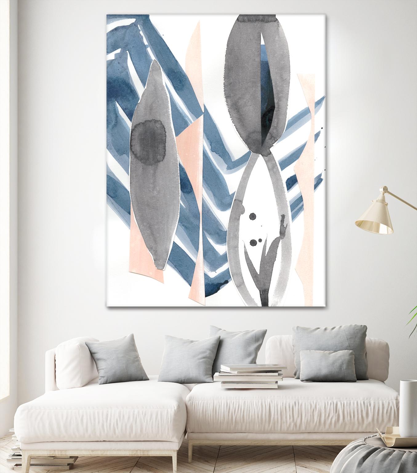 Oceana I by Ren�e W. Stramel on GIANT ART - blue abstract