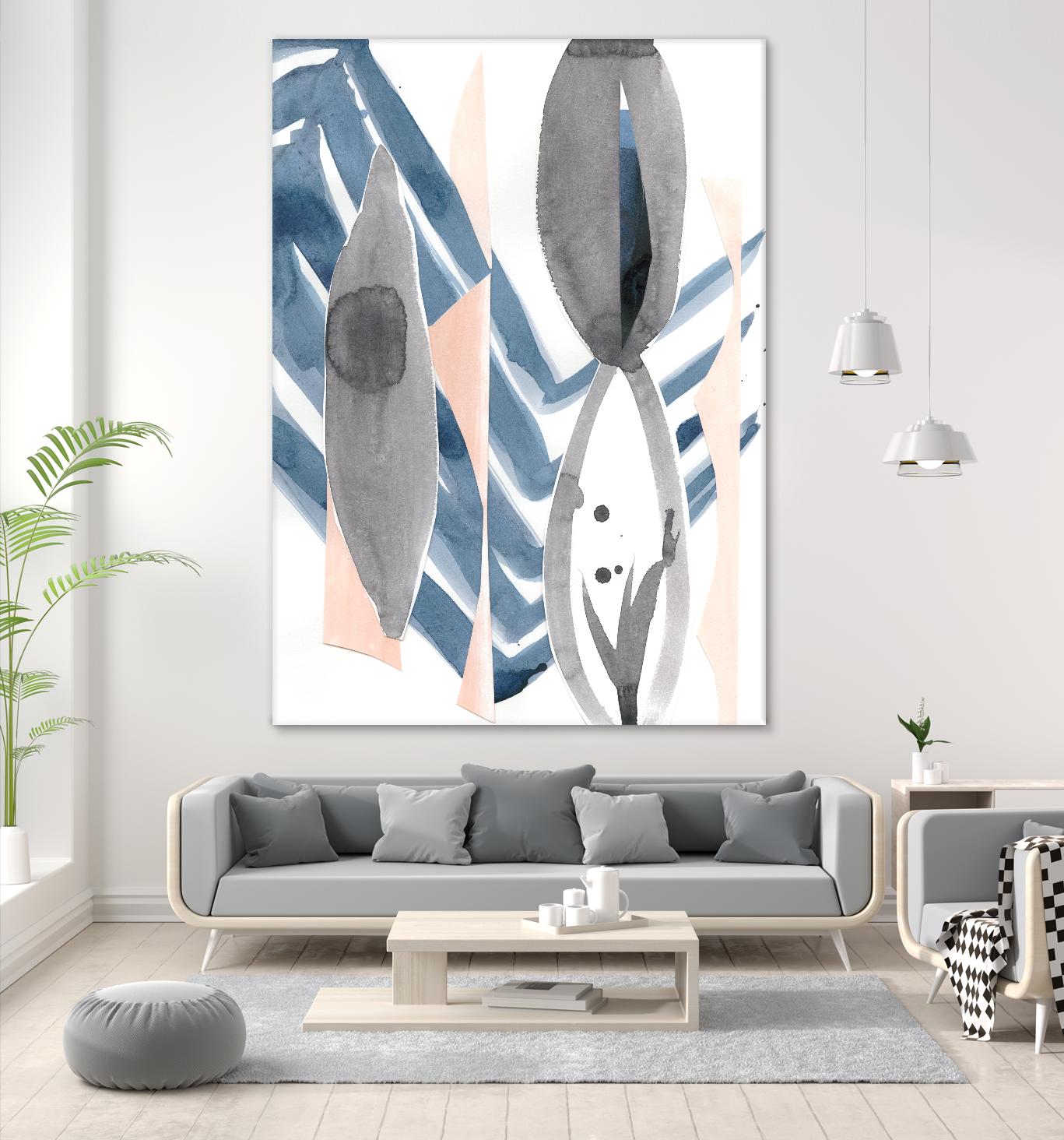 Oceana I by Ren�e W. Stramel on GIANT ART - blue abstract