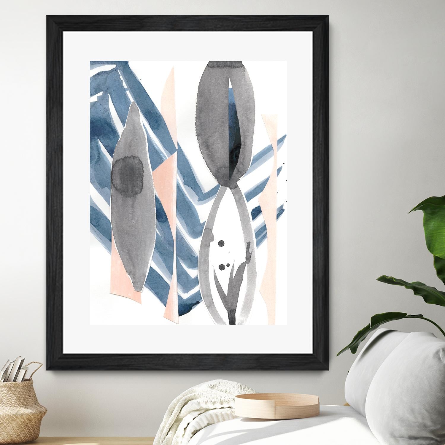 Oceana I by Ren�e W. Stramel on GIANT ART - blue abstract