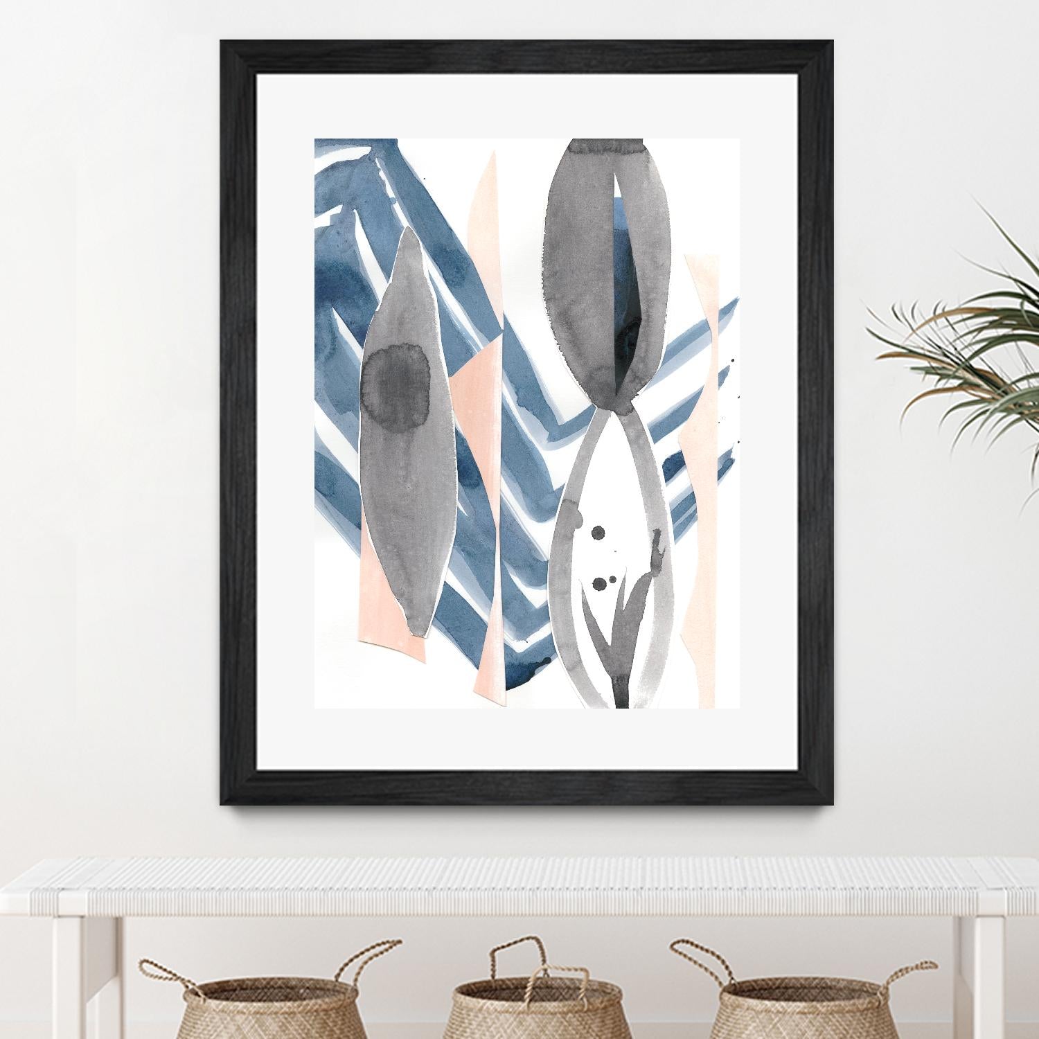 Oceana I by Ren�e W. Stramel on GIANT ART - blue abstract