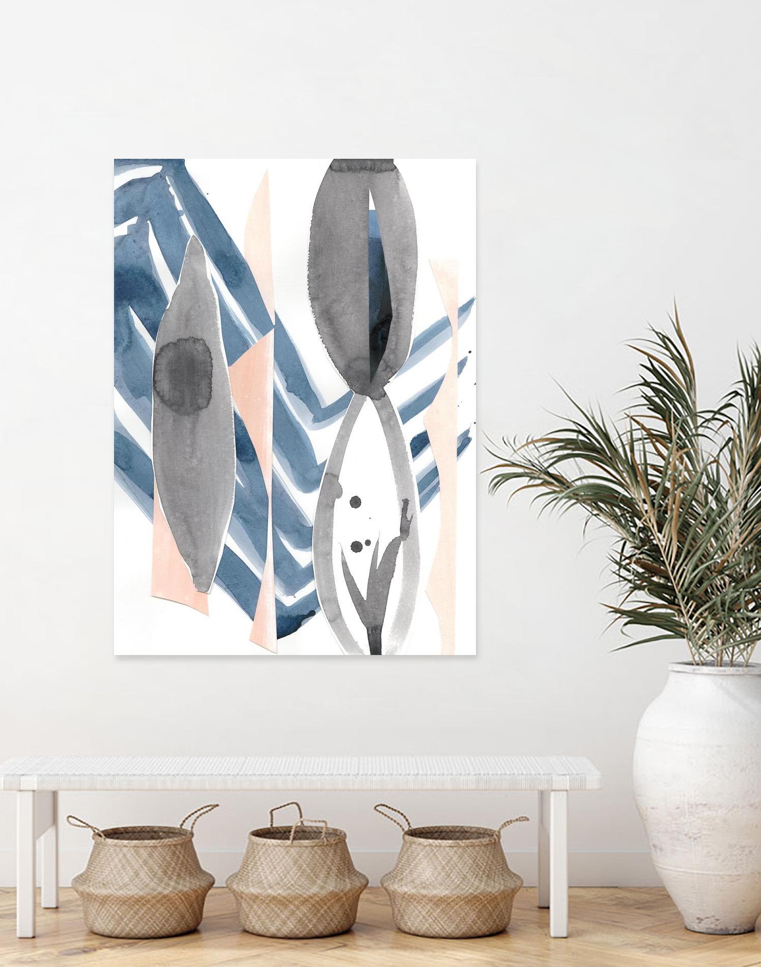 Oceana I by Ren�e W. Stramel on GIANT ART - blue abstract