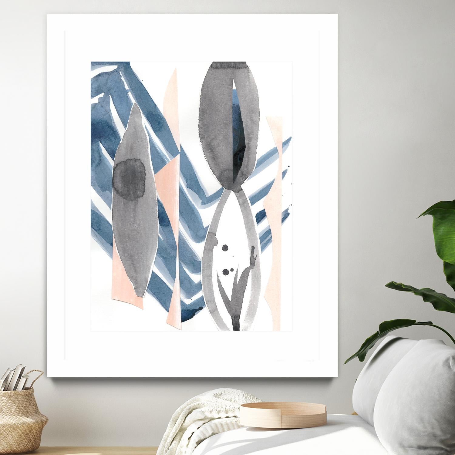 Oceana I by Ren�e W. Stramel on GIANT ART - blue abstract