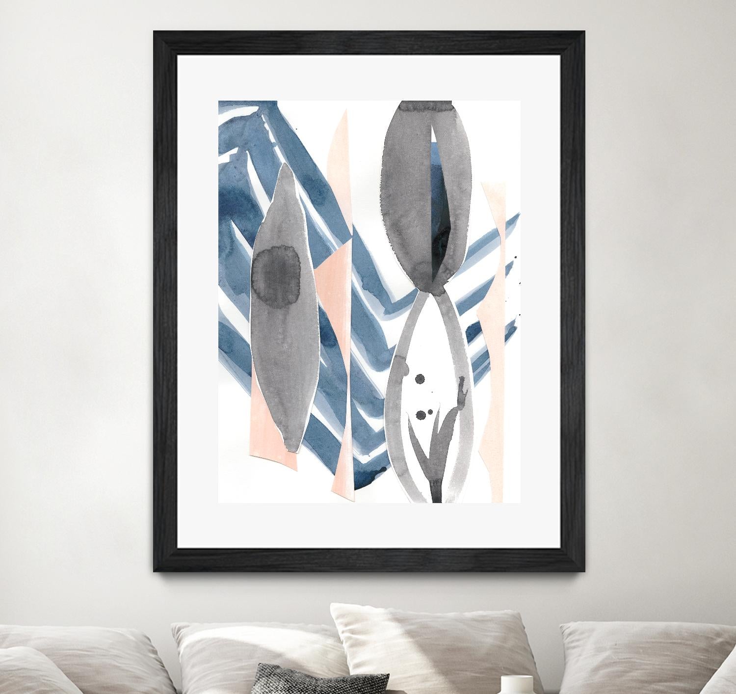 Oceana I by Ren�e W. Stramel on GIANT ART - blue abstract