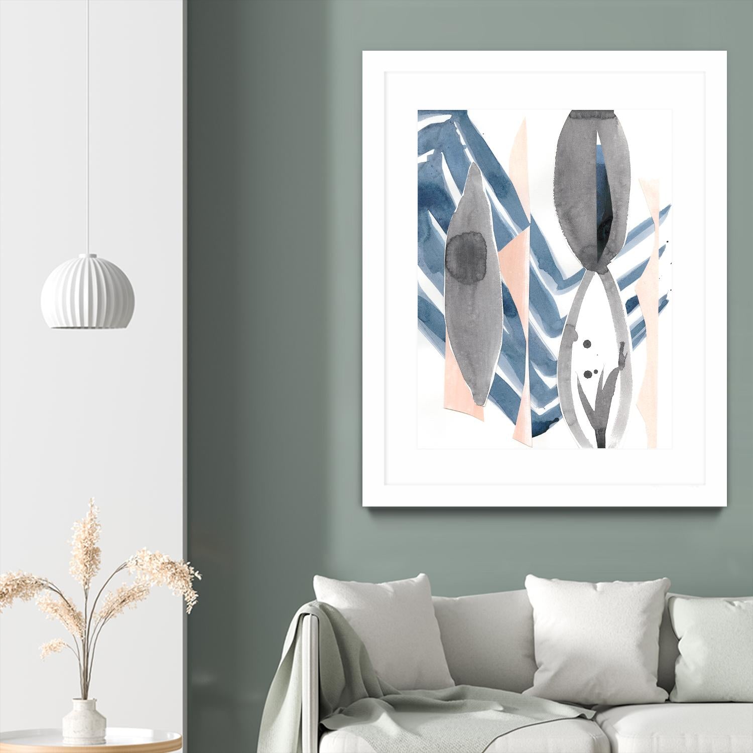 Oceana I by Ren�e W. Stramel on GIANT ART - blue abstract