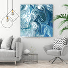 Indigo Minerals II by Jarman Fagalde on GIANT ART - blue abstract