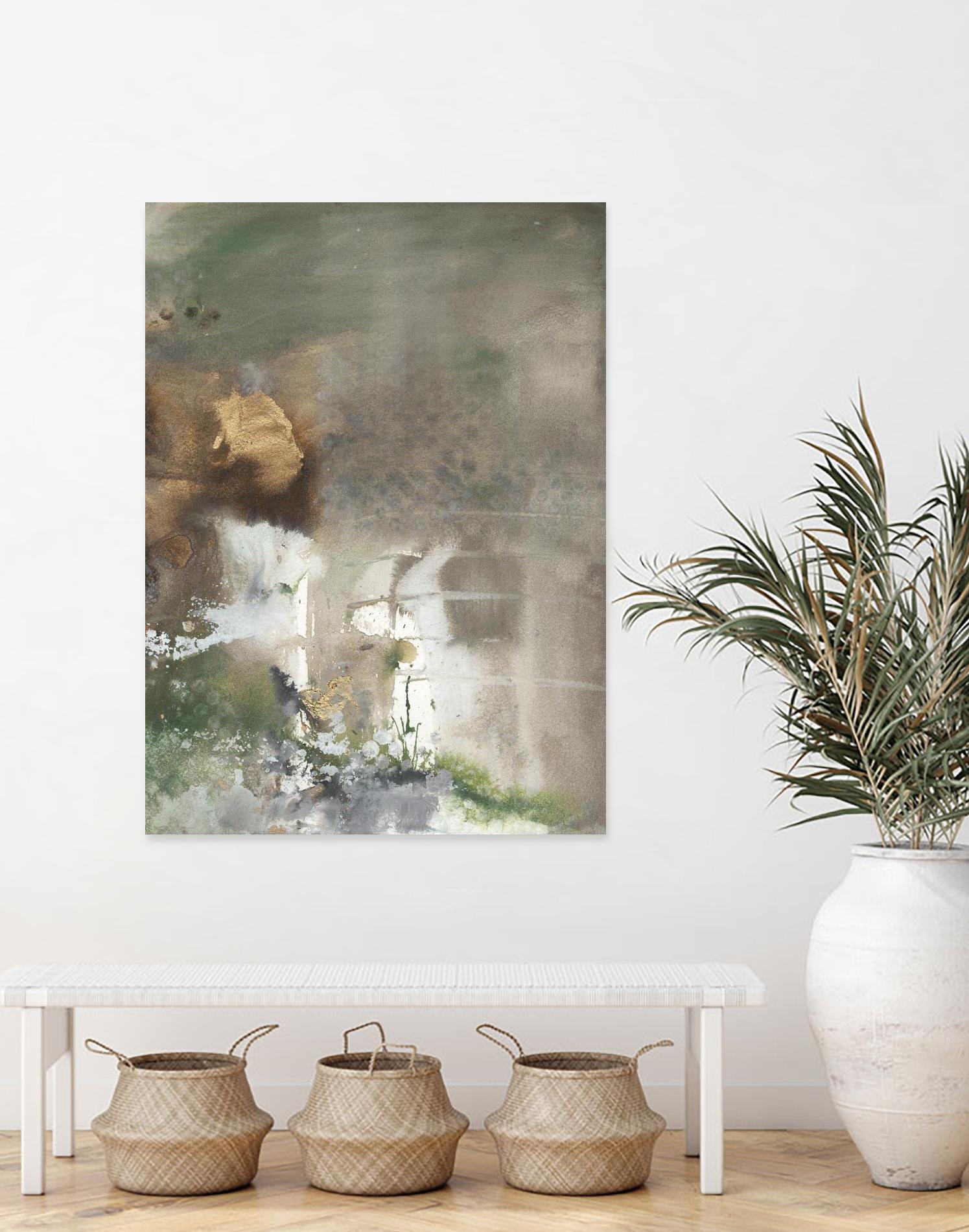 Canyon Seasons II by Joyce Combs on GIANT ART - brown abstract