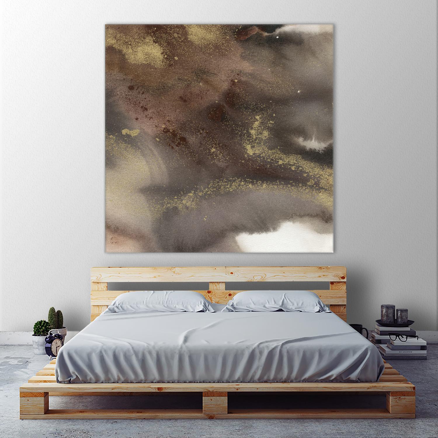 Mountain Seasons IV by Joyce Combs on GIANT ART - brown abstract