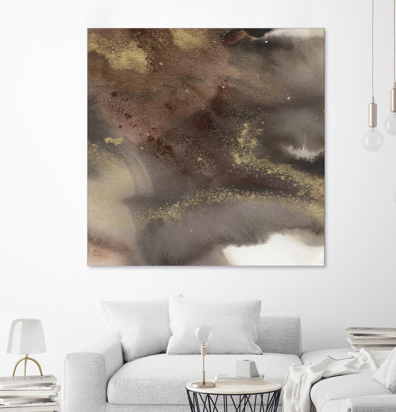 Mountain Seasons IV by Joyce Combs on GIANT ART - brown abstract