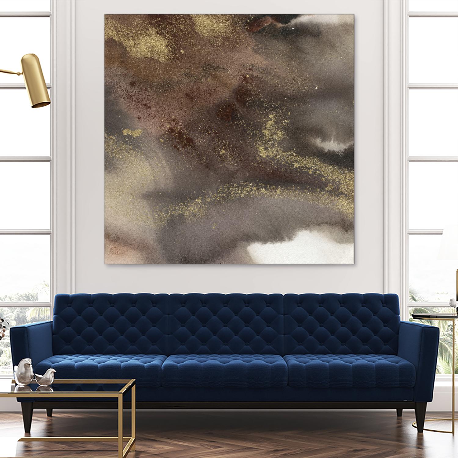 Mountain Seasons IV by Joyce Combs on GIANT ART - brown abstract