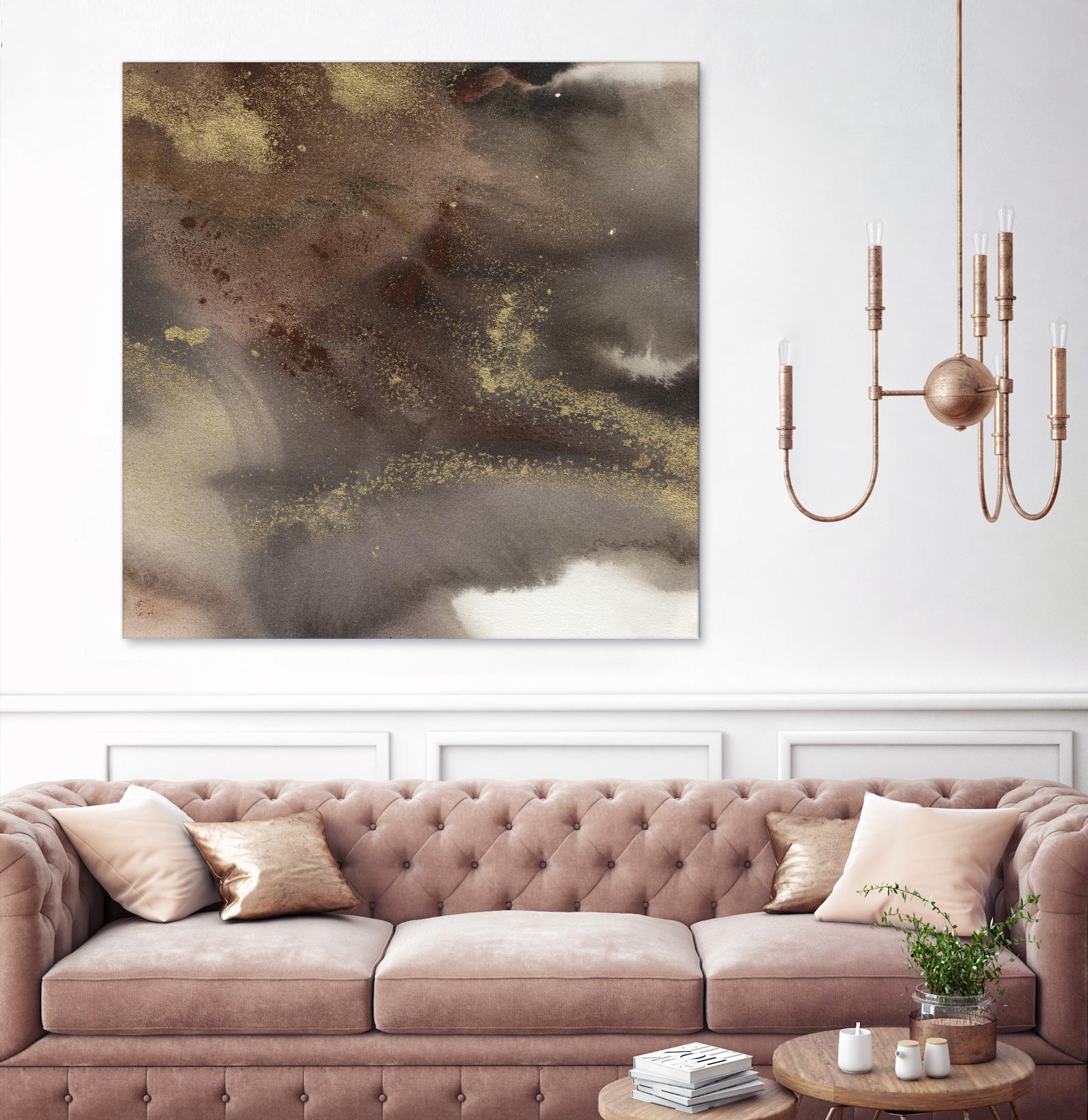 Mountain Seasons IV by Joyce Combs on GIANT ART - brown abstract