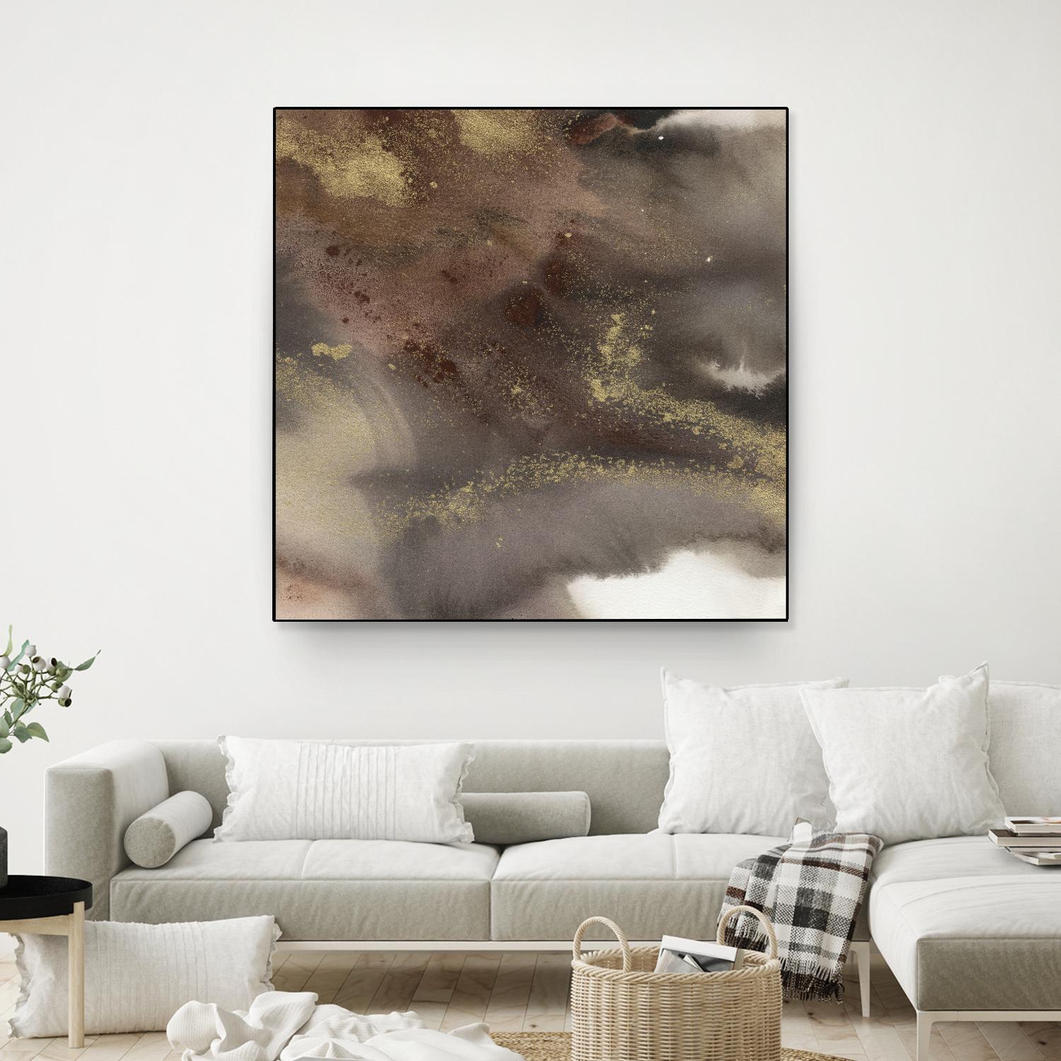 Mountain Seasons IV by Joyce Combs on GIANT ART - brown abstract