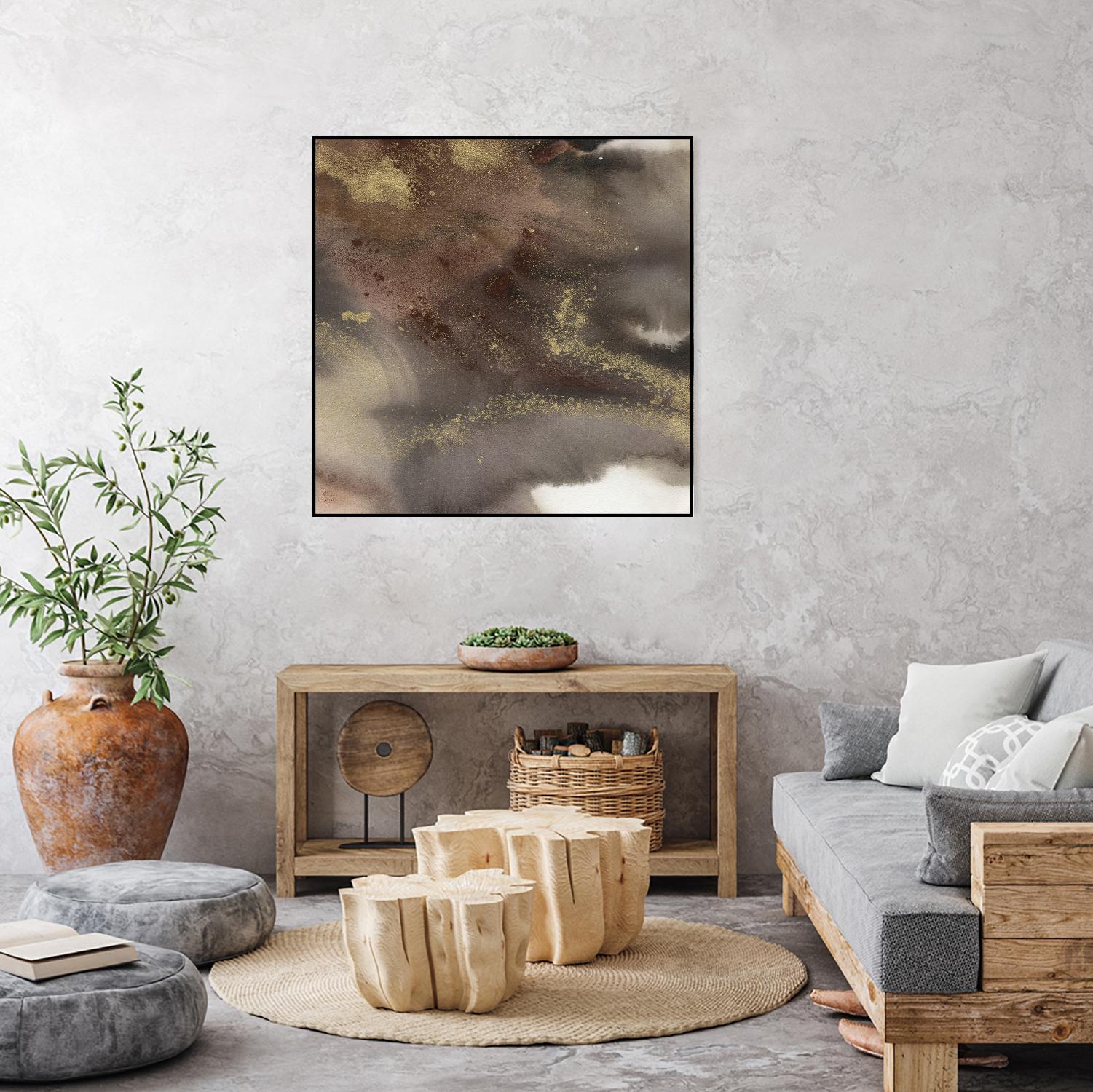 Mountain Seasons IV by Joyce Combs on GIANT ART - brown abstract