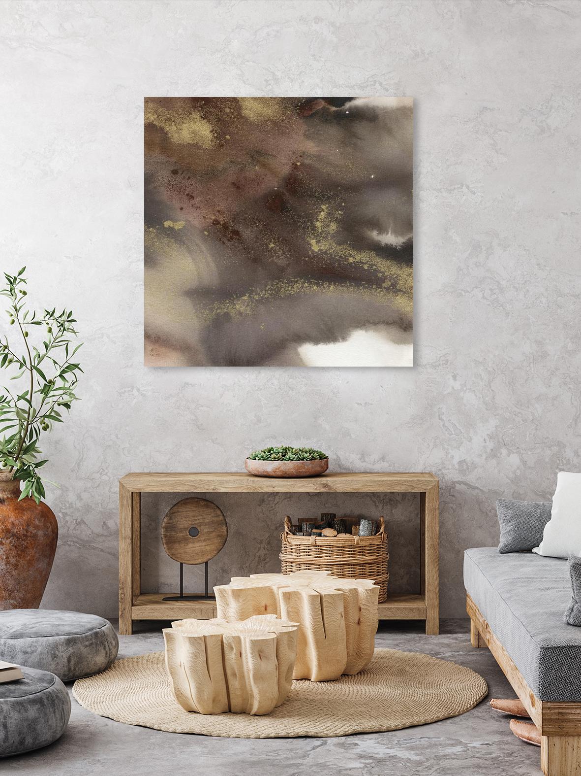 Mountain Seasons IV by Joyce Combs on GIANT ART - brown abstract