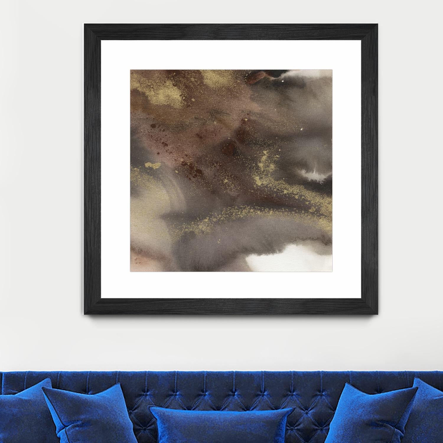 Mountain Seasons IV by Joyce Combs on GIANT ART - brown abstract