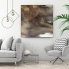 Mountain Seasons IV by Joyce Combs on GIANT ART - brown abstract